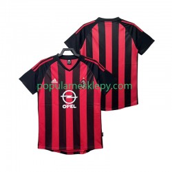 Koszulka Krótka Męska AC Milan Pierwszy strój Retro 2002 2003