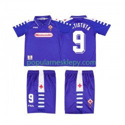 Koszulka Krótka dla Dzieci Fiorentina Pierwszy strój BATISTUTA 9 Retro 1998 1999