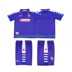 Koszulka Krótka dla Dzieci Fiorentina Pierwszy strój Retro 1998 1999