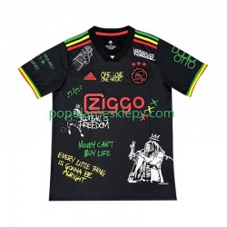 Koszulka Krótka Męska AFC Ajax Pierwszy strój Czarny Bob Marley Special 2025-2026