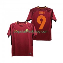 Koszulka Krótka Męska AS Roma Pierwszy strój DZEKO 9 Retro 2017-2018