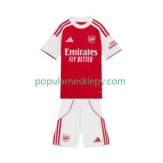 Koszulka Krótka dla Dzieci Arsenal Pierwszy strój 2025-2026