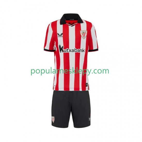 Koszulka Krótka dla Dzieci Athletic Bilbao Pierwszy strój 2025-2026