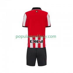 Koszulka Krótka dla Dzieci Athletic Bilbao Pierwszy strój 2025-2026