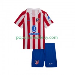 Koszulka Krótka dla Dzieci Atlético Madryt Pierwszy strój 2025-2026