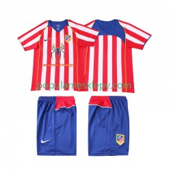 Koszulka Krótka dla Dzieci Atlético Madryt Pierwszy strój Retro 2004 2005