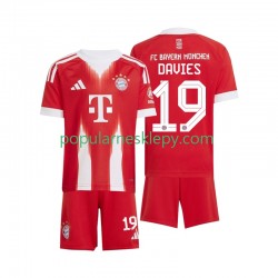 Koszulka Krótka dla Dzieci Bayern Monachium Pierwszy strój Alphonso Davies 19 2025-2026