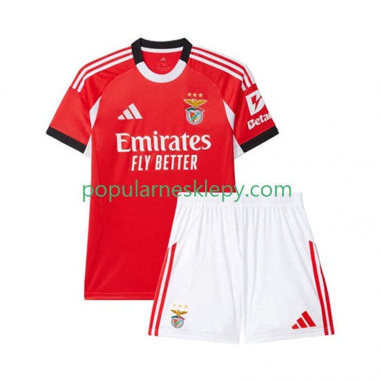Koszulka Krótka dla Dzieci Benfica Pierwszy strój 2025-2026