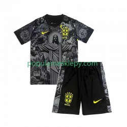 Krótka dla Dzieci Reprezentacji Brazylii Pierwszy strój Cheist the Redeemer Football Shirts 2024