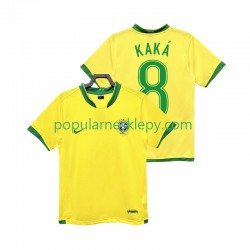 Koszulka Krótka Męska Reprezentacji Brazylii Pierwszy strój KAKA 8 Retro 2006