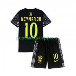 Krótka dla Dzieci Reprezentacji Brazylii Pierwszy strój Neymar JR 10 Cheist the Redeemer Football Shirts 2024