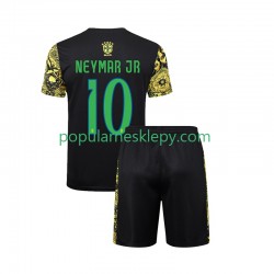 Koszulka Krótka dla Dzieci Reprezentacji Brazylii Pierwszy strój Neymar JR 10 Jesus 2024