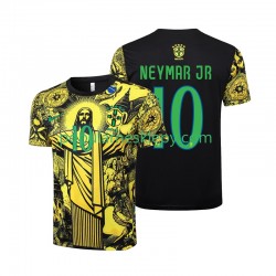 Koszulka Krótka Męska Reprezentacji Brazylii Pierwszy strój Neymar JR 10 Jesus 2024