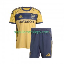 Koszulka Krótka dla Dzieci CA Boca Juniors Drugi strój 2025-2026