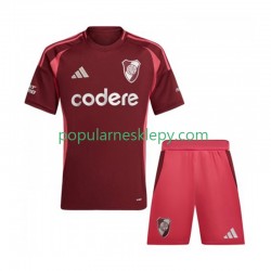 Koszulka Krótka dla Dzieci CA River Plate Drugi strój 2024-2025