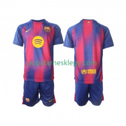 Koszulka Krótka dla Dzieci FC Barcelona Pierwszy strój 2025-2026