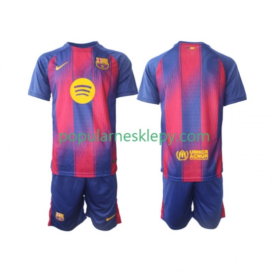 Koszulka Krótka dla Dzieci FC Barcelona Pierwszy strój 2025-2026