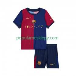 Koszulka Krótka dla Dzieci FC Barcelona Pierwszy strój Coldplay 2024-2025