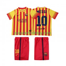 Koszulka Krótka dla Dzieci FC Barcelona Drugi strój Lionel Messi 10 Retro 2013 2014