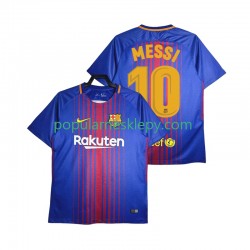 Koszulka Krótka Męska FC Barcelona Pierwszy strój Lionel Messi 10 Retro 2017-2018