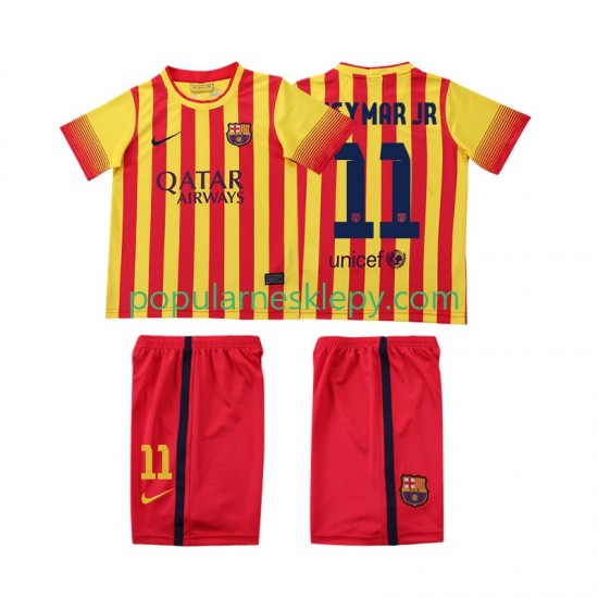 Koszulka Krótka dla Dzieci FC Barcelona Drugi strój Neymar JR 11 Retro 2013 2014