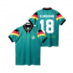 Koszulka Krótka Męska Reprezentacji Niemiec Drugi strój KLINSMANN 18 Retro 1992