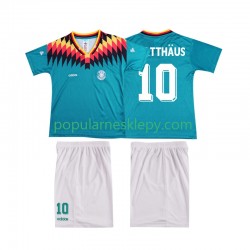 Koszulka Krótka dla Dzieci Reprezentacji Niemiec Drugi strój MATTHAUS 10 Retro 1994