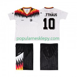 Koszulka Krótka dla Dzieci Reprezentacji Niemiec Pierwszy strój MATTHAUS 10 Retro 1994