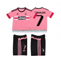 Koszulka Krótka dla Dzieci Juventus Drugi strój Cristiano RONALDO 7 Retro 2015 2016