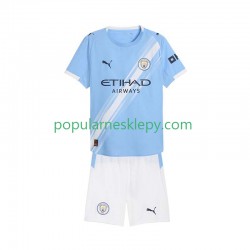 Koszulka Krótka dla Dzieci Manchester City Pierwszy strój 2025-2026