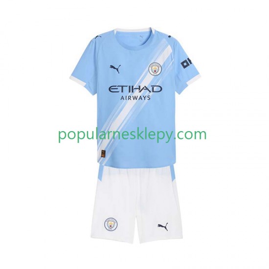 Koszulka Krótka dla Dzieci Manchester City Pierwszy strój 2025-2026