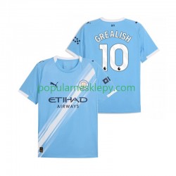 Koszulka Krótka Męska Manchester City Pierwszy strój Jack Grealish 10 2025-2026