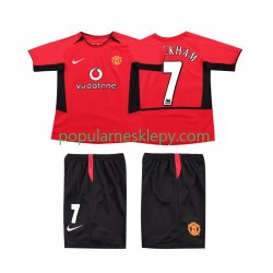 Koszulka Krótka dla Dzieci Manchester United Pierwszy strój BECKHAM 7 Retro 2002 2004