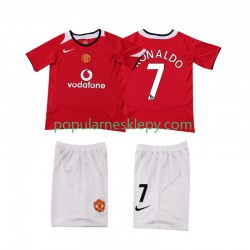 Koszulka Krótka dla Dzieci Manchester United Pierwszy strój Cristiano Ronaldo 7 Retro 2004 2006