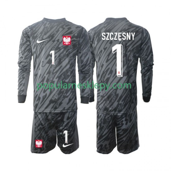 Koszulka Długi dla Dzieci Bramkarz Reprezentacji Polski Drugi strój Szczesny 1 2024 Koszulka Długi dla Dzieci Bramkarz Reprezentacji Polski Drugi strój Szczesny 1 2024