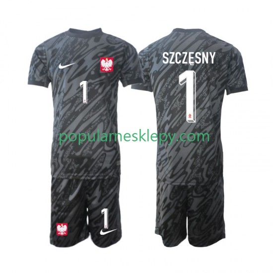 Koszulka Krótka dla Dzieci Bramkarz Reprezentacji Polski Drugi strój Szczesny 1 2024 Koszulka Krótka dla Dzieci Bramkarz Reprezentacji Polski Drugi strój Szczesny 1 2024