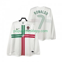 Koszulka Długi Męska Reprezentacji Portugalii Drugi strój Cristiano Ronaldo 7 Retro 2012
