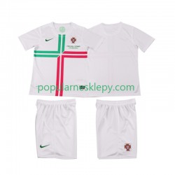 Koszulka Krótka dla Dzieci Reprezentacji Portugalii Drugi strój Retro 2012