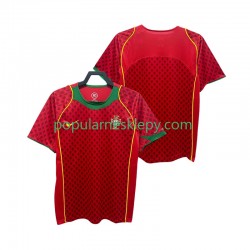Koszulka Krótka Męska Reprezentacji Portugalii Pierwszy strój Retro 2004