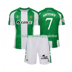 Koszulka Krótka dla Dzieci Real Betis Pierwszy strój Antony 7 2025-2026