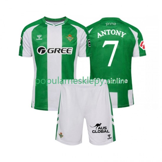Koszulka Krótka dla Dzieci Real Betis Pierwszy strój Antony 7 2025-2026