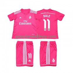 Koszulka Krótka dla Dzieci Real Madryt Drugi strój Bale 11 Retro 2014 2015