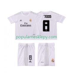 Koszulka Krótka dla Dzieci Real Madryt Pierwszy strój KROOS 8 Retro 2015 2016
