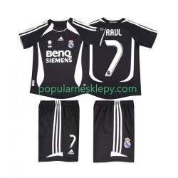 Koszulka Krótka dla Dzieci Real Madryt Drugi strój RAUL 7 Retro 2006 2007