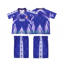 Koszulka Krótka dla Dzieci Real Madryt Drugi strój Retro 1996-1997
