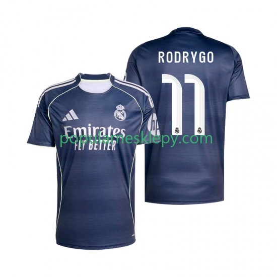 Koszulka Krótka Męska Real Madryt Drugi strój Rodrygo 11 2025-2026