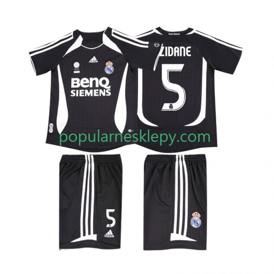 Koszulka Krótka dla Dzieci Real Madryt Drugi strój ZIDANE 5 Retro 2006 2007