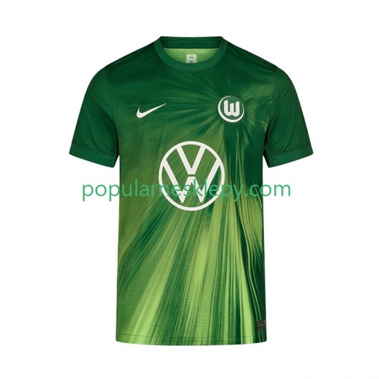Koszulka Krótka Męska VfL Wolfsburg Pierwszy strój 2025-2026
