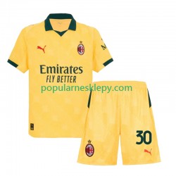 Koszulka Krótka dla Dzieci AC Milan Trzeci strój Ardon Jashari 30 2025-2026
