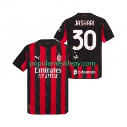 Koszulka Krótka Męska AC Milan Pierwszy strój Ardon Jashari 30 2025-2026